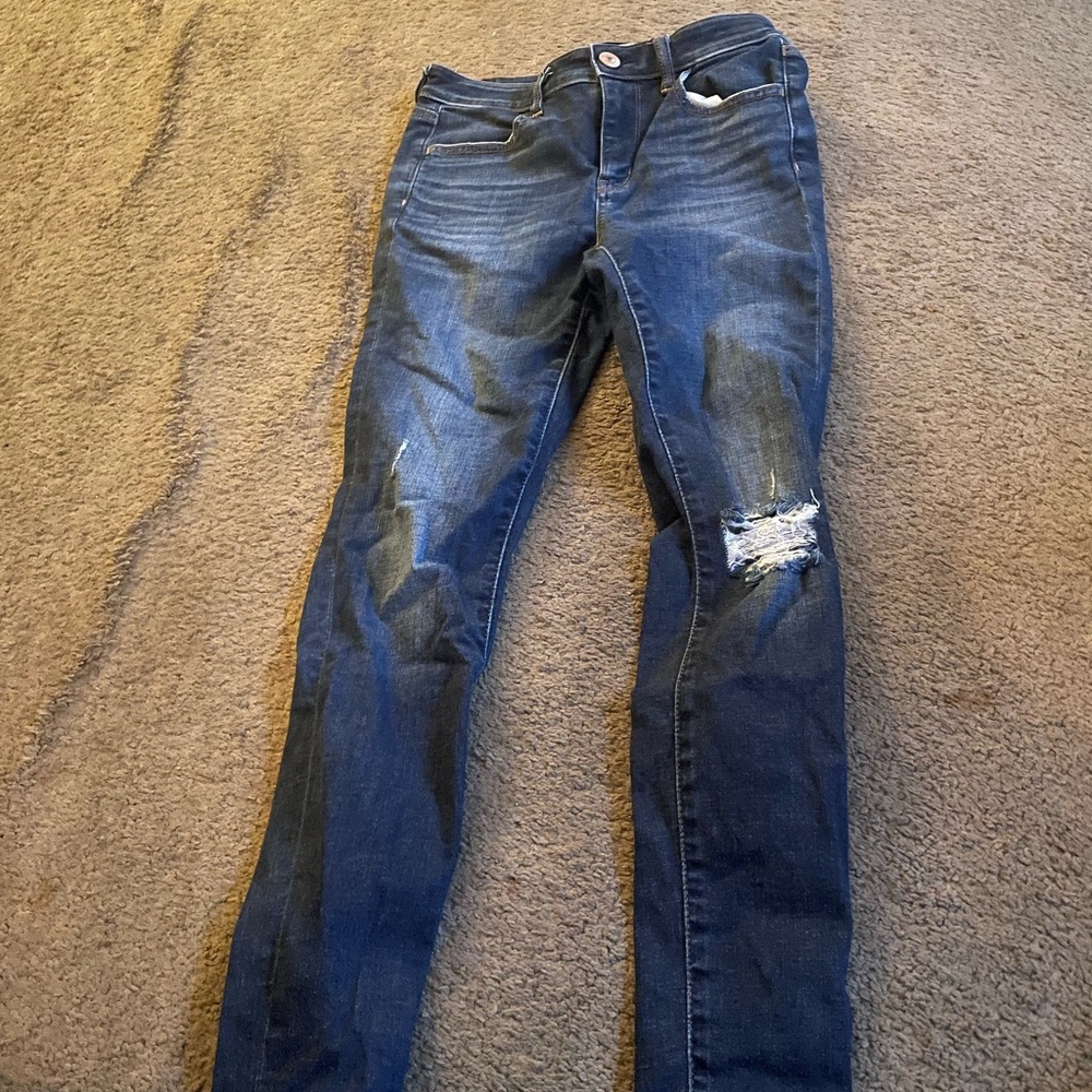 Dark washed American eagle jeans